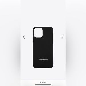 Saint Laurent iPhone XS Max Case